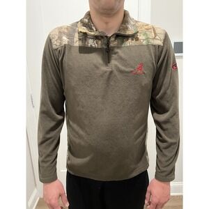 University of Alabama Mens Sm Fleece Camo Outdoors Fall Gorpcore Hunting Walking